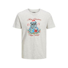 Jack Jones Gray Cotton T-Shirt -   -  Jack Jones.