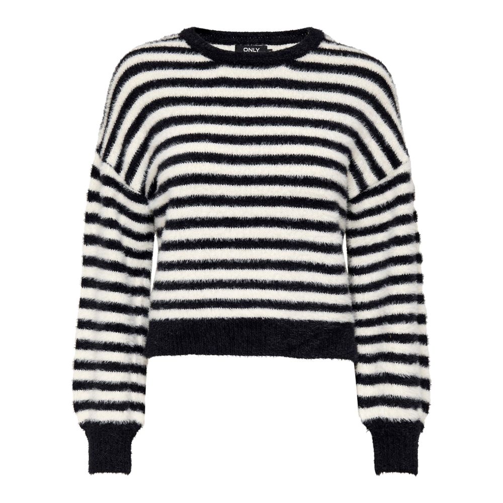 Only Black And White Marabou Sportswear -   -  Only.