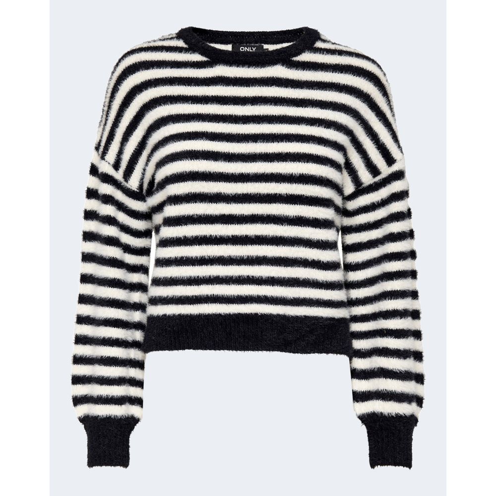 Only Black And White Marabou Sportswear -   -  Only.