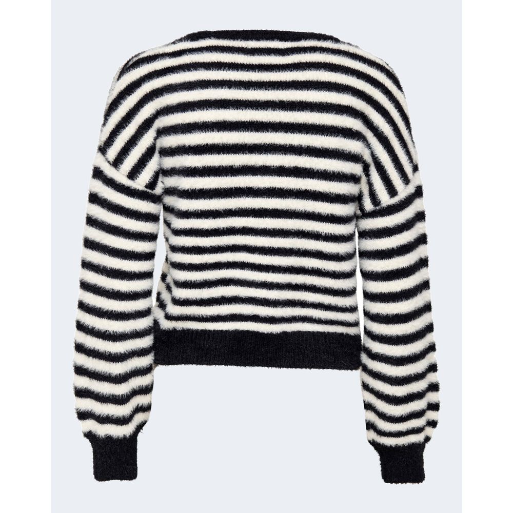 Only Black And White Marabou Sportswear -   -  Only.