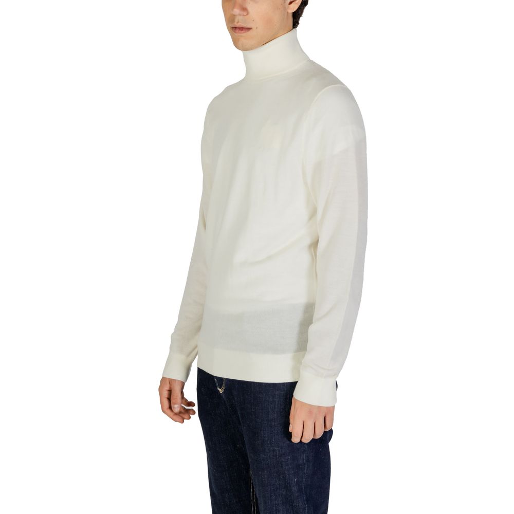 Calvin Klein Jeans Cream Wool Turtleneck -   -  Calvin Klein Jeans.