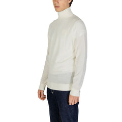 Calvin Klein Jeans Cream Wool Turtleneck -   -  Calvin Klein Jeans.