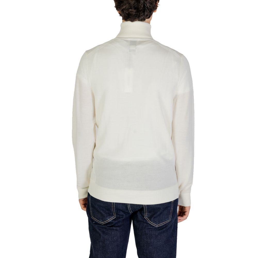 Calvin Klein Jeans Cream Wool Turtleneck -   -  Calvin Klein Jeans.