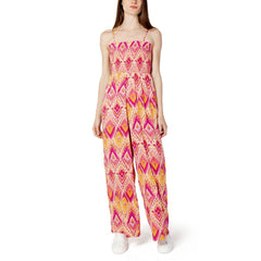 Only Pink Viscose Jumpsuit -   -  Only.