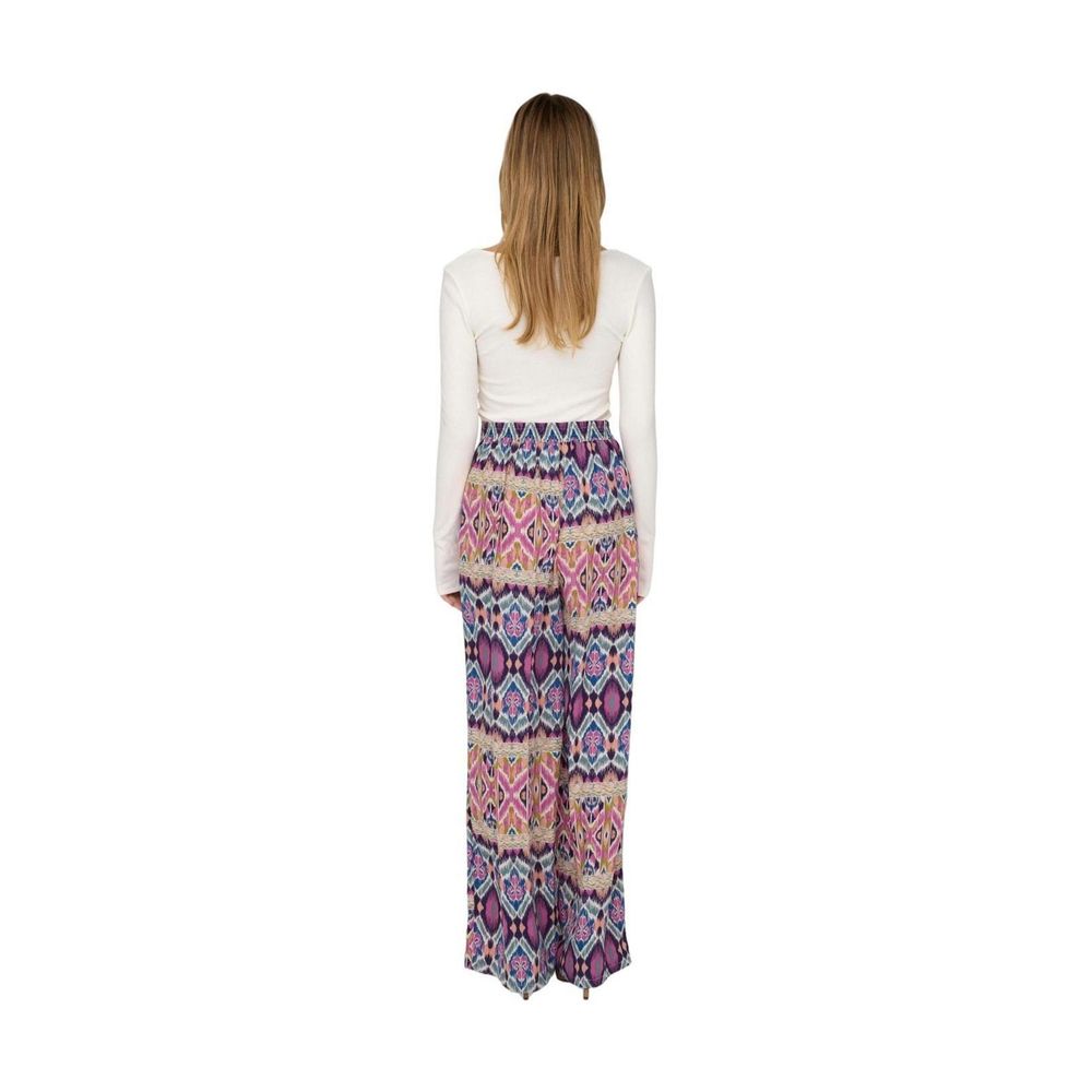 Only Multicolor Recycled Polyester Pant -   -  Only.