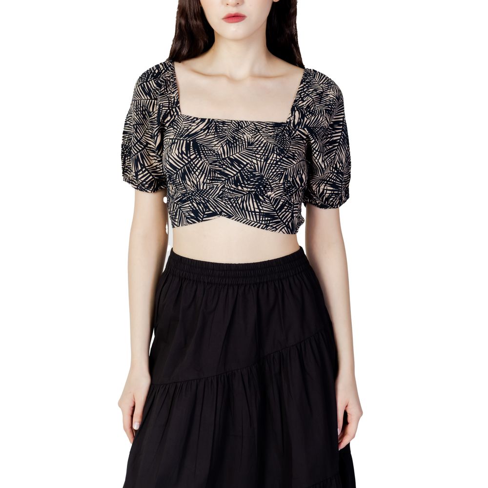 Only Blue Viscose Top -   -  Only.