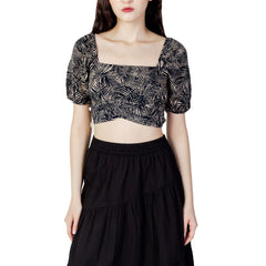 Only Blue Viscose Top -   -  Only.