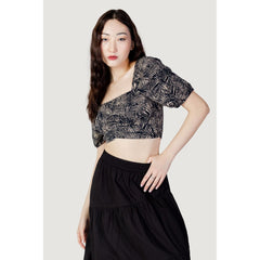 Only Blue Viscose Top -   -  Only.