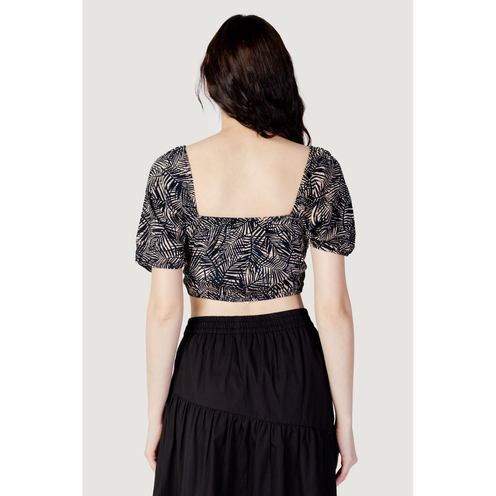 Only Blue Viscose Top -   -  Only.