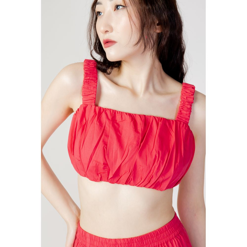 Only Orange Cotton Top -   -  Only.