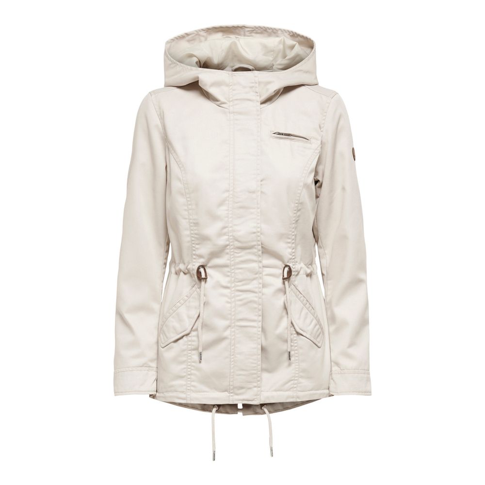 Only Beige Polyester Jackets & Coat -   -  Only.