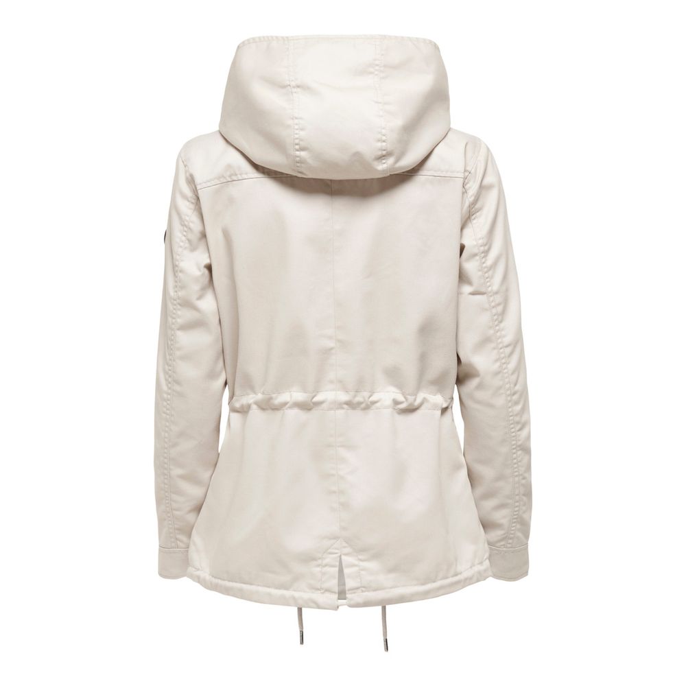 Only Beige Polyester Jackets & Coat -   -  Only.