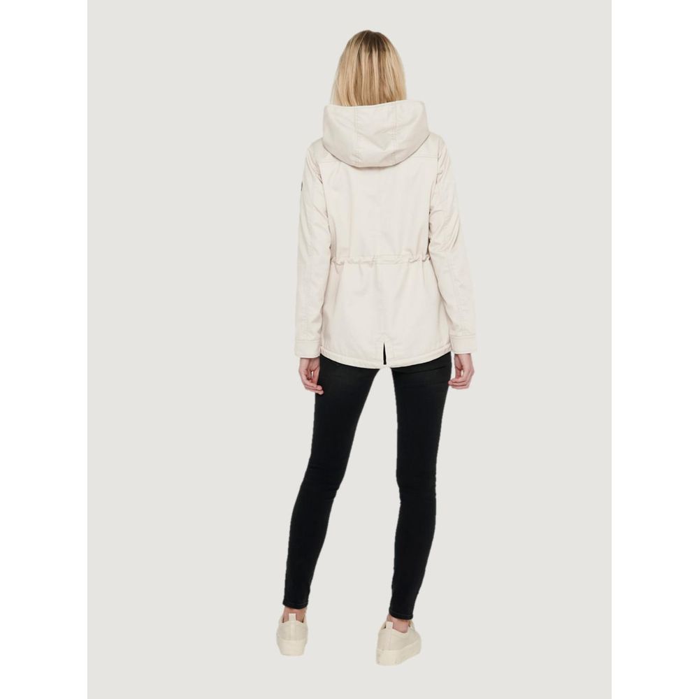 Only Beige Polyester Jackets & Coat -   -  Only.