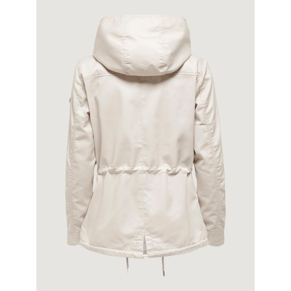 Only Beige Polyester Jackets & Coat -   -  Only.