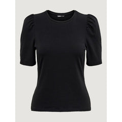 Only Black Cotton T-Shirt -   -  Only.