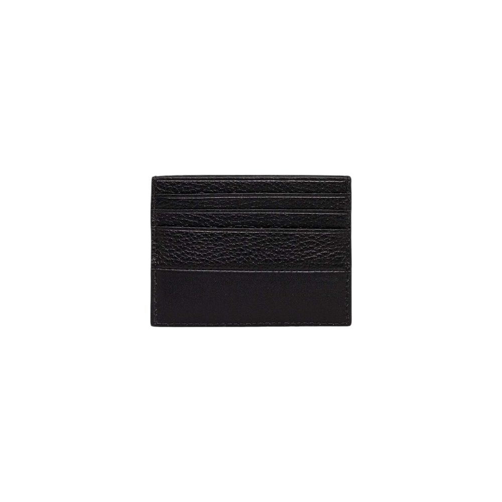 Calvin Klein Black Leather Cardholder -  Wallets for Men -  Calvin Klein.