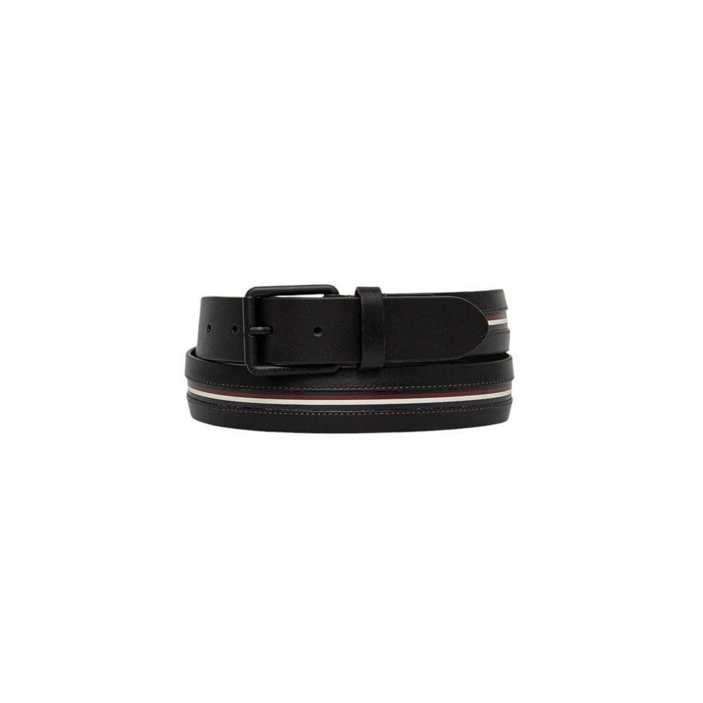 Tommy Hilfiger Black Leather Belt -   -  Tommy Hilfiger.