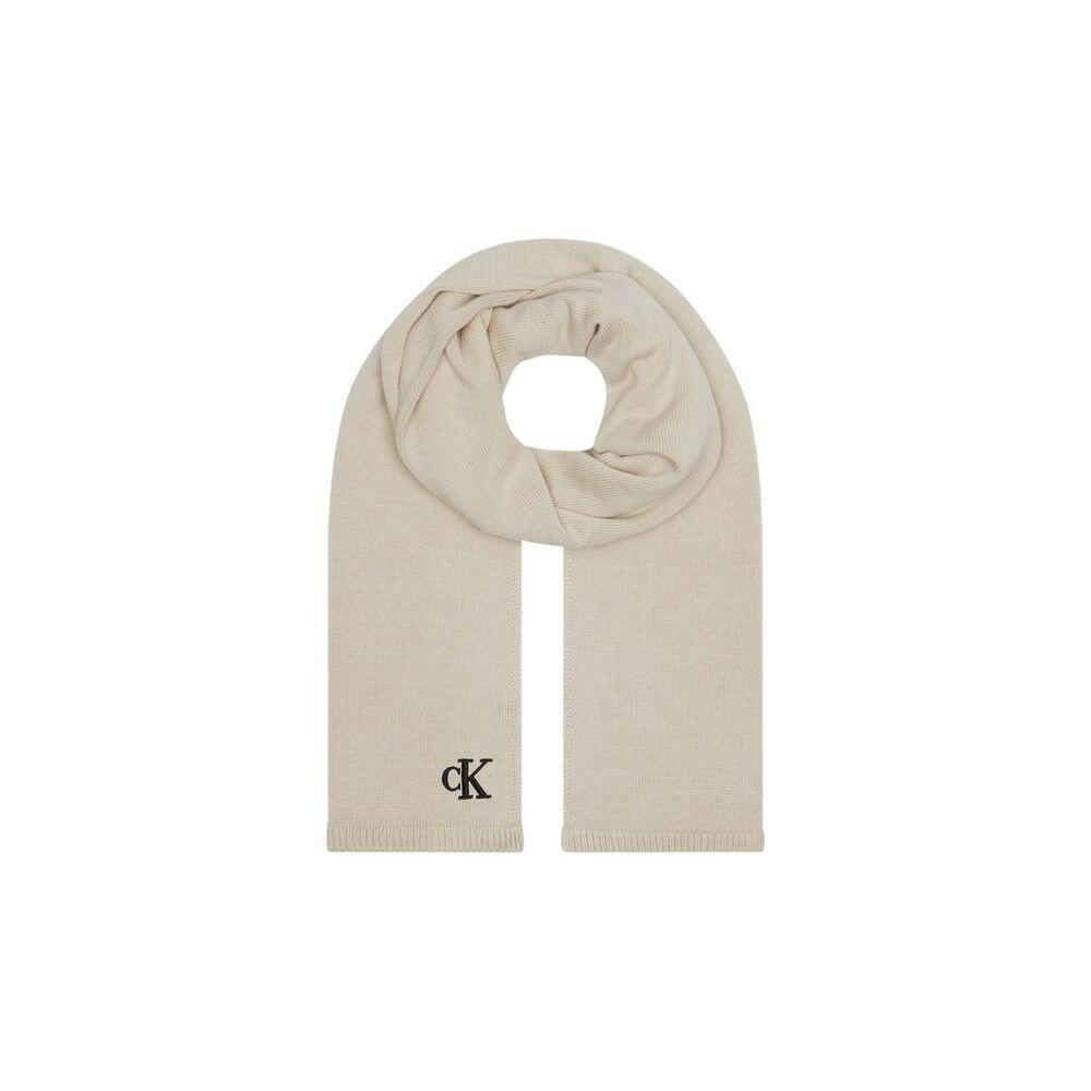 Calvin Klein Beige Cotton Scarf -   -  Calvin Klein.