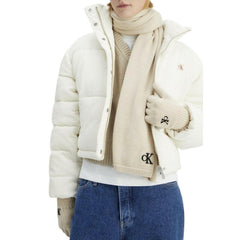 Calvin Klein Beige Cotton Scarf -   -  Calvin Klein.