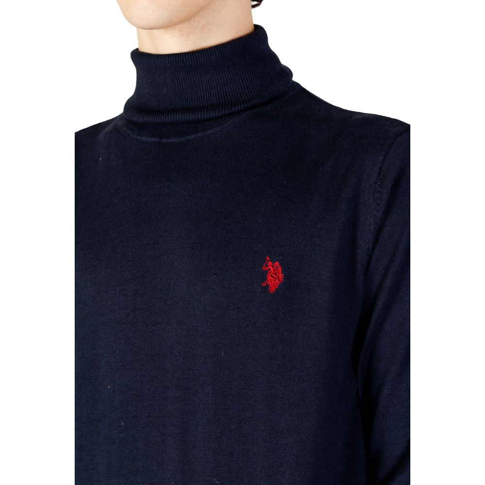 U.S. POLO ASSN. Blue Cotton Turtleneck -   -  U.S. POLO ASSN..