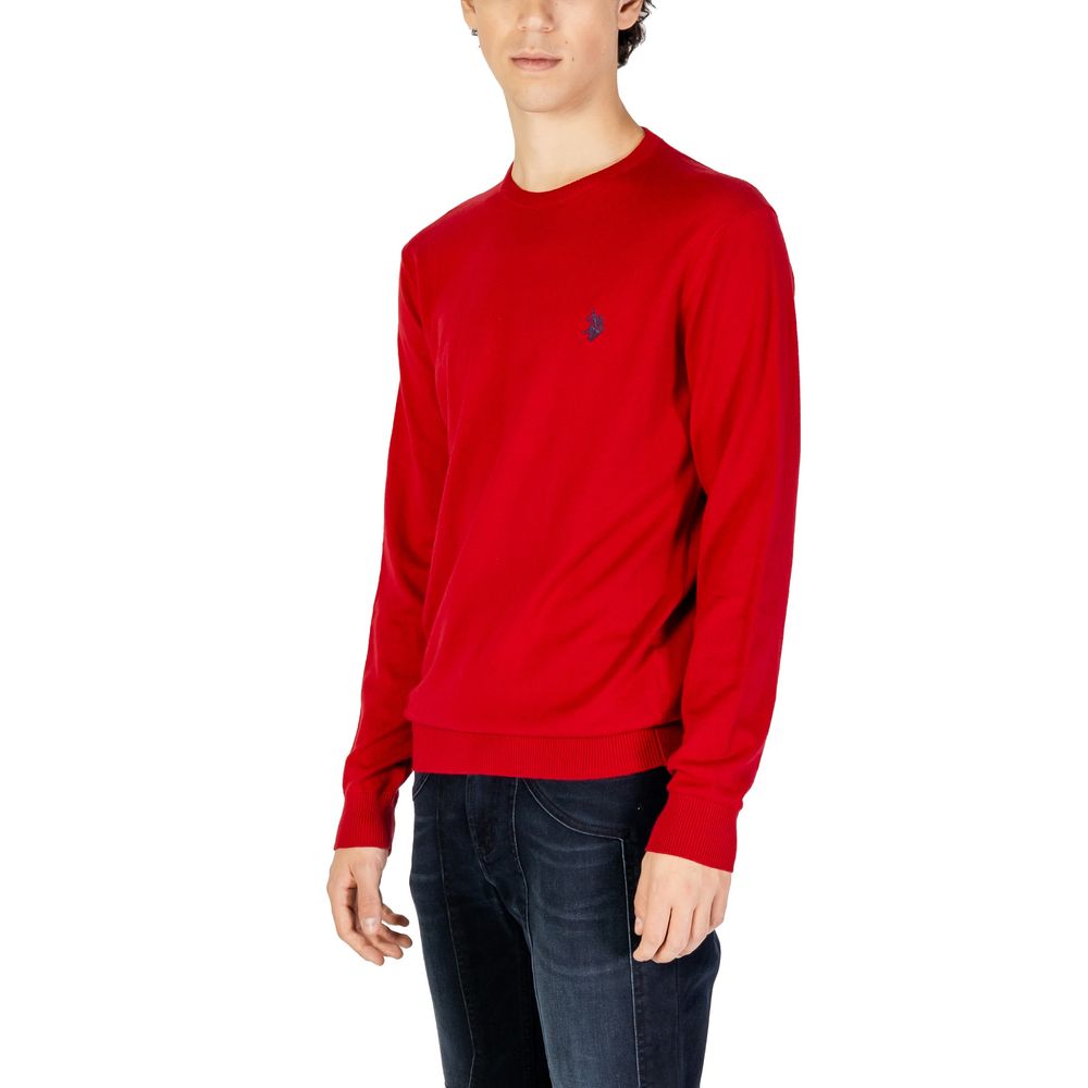 U.S. POLO ASSN. Red Cotton Sweater -   -  U.S. POLO ASSN..