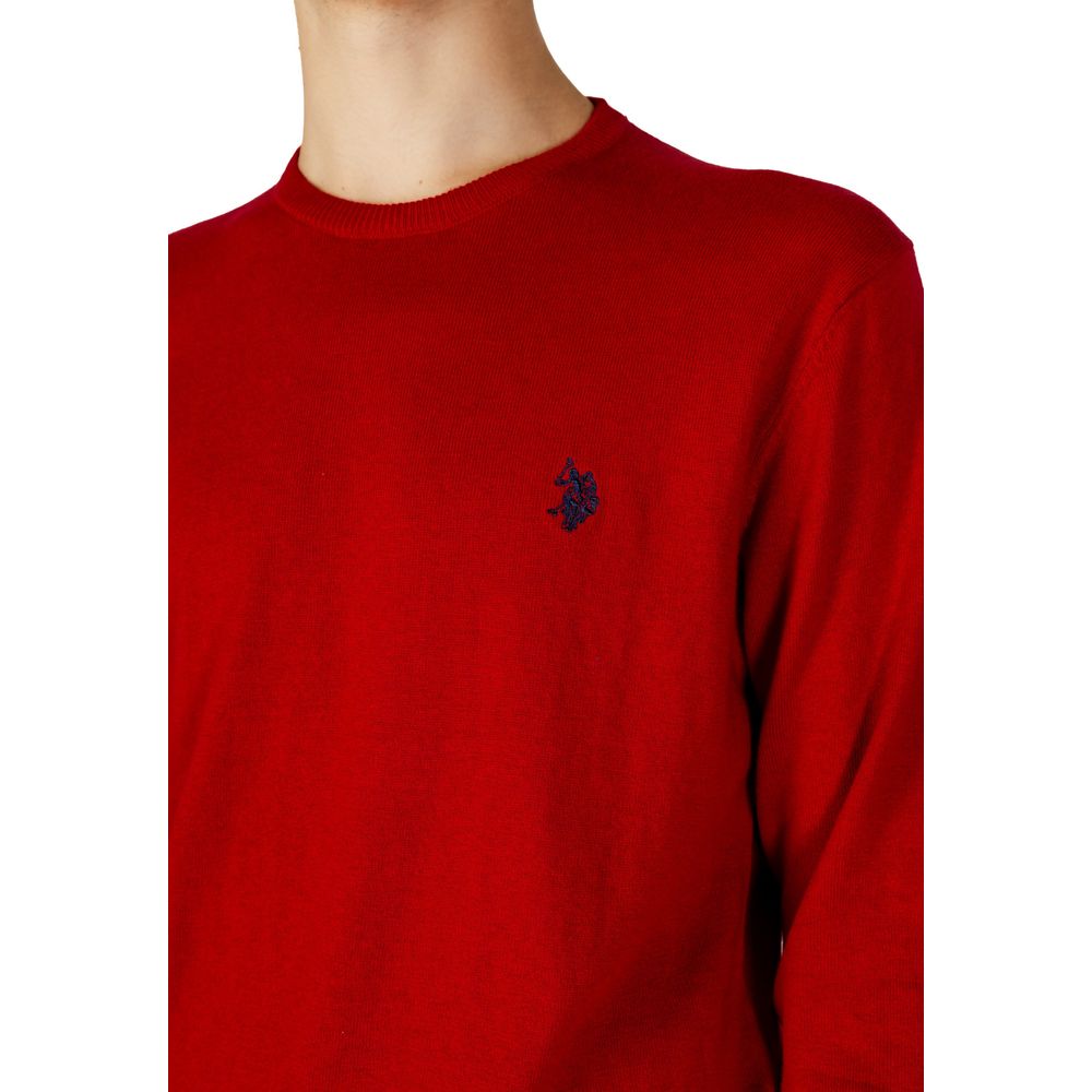 U.S. POLO ASSN. Red Cotton Sweater -   -  U.S. POLO ASSN..