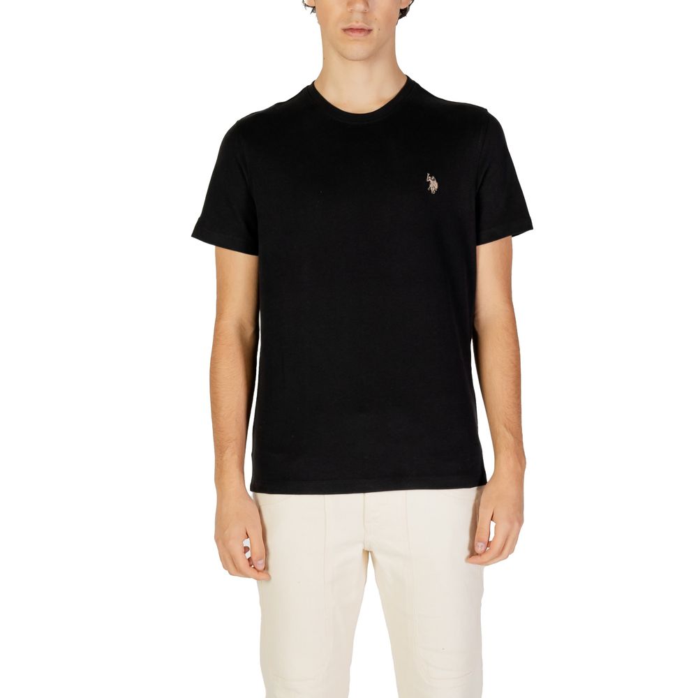 U.S. POLO ASSN. Black Cotton T-Shirt -   -  U.S. POLO ASSN..