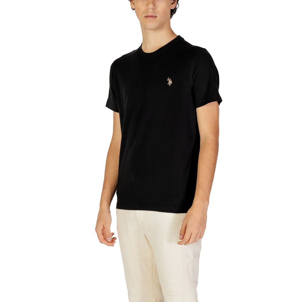 U.S. POLO ASSN. Black Cotton T-Shirt -   -  U.S. POLO ASSN..