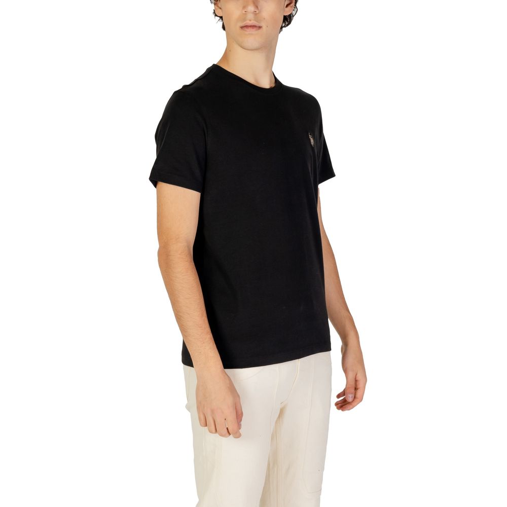 U.S. POLO ASSN. Black Cotton T-Shirt -   -  U.S. POLO ASSN..