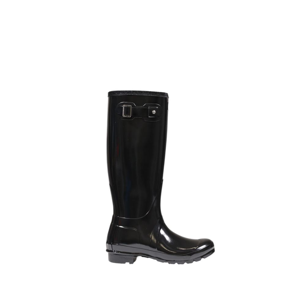 Hunter Black Recycled Polyester Ankle -   -  Hunter.