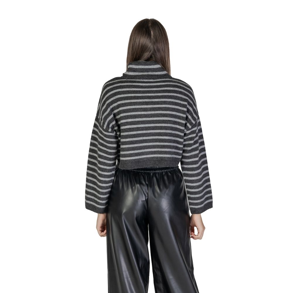 Only Gray Marabou Sweater -   -  Only.