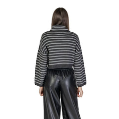 Only Gray Marabou Sweater -   -  Only.
