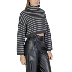 Only Gray Marabou Sweater -   -  Only.