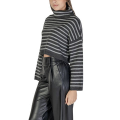 Only Gray Marabou Sweater -   -  Only.