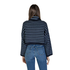 Only Blue Marabou Sweater -   -  Only.