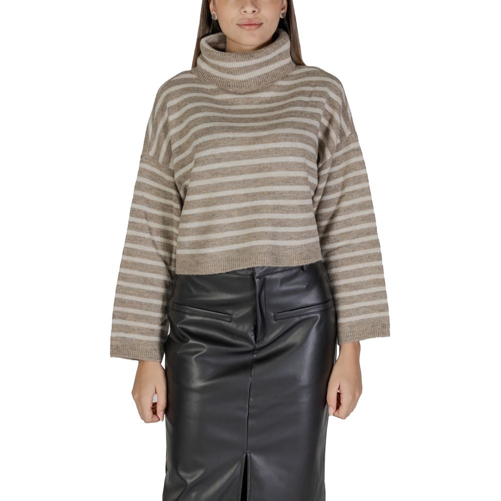 Only Beige Marabou Sweater -   -  Only.
