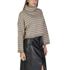 Only Beige Marabou Sweater -   -  Only.