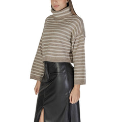 Only Beige Marabou Sweater -   -  Only.