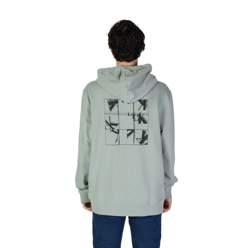 Calvin Klein Jeans Green Cotton Hoody -   -  Calvin Klein Jeans.