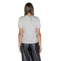 Only White Cotton T-Shirt -   -  Only.