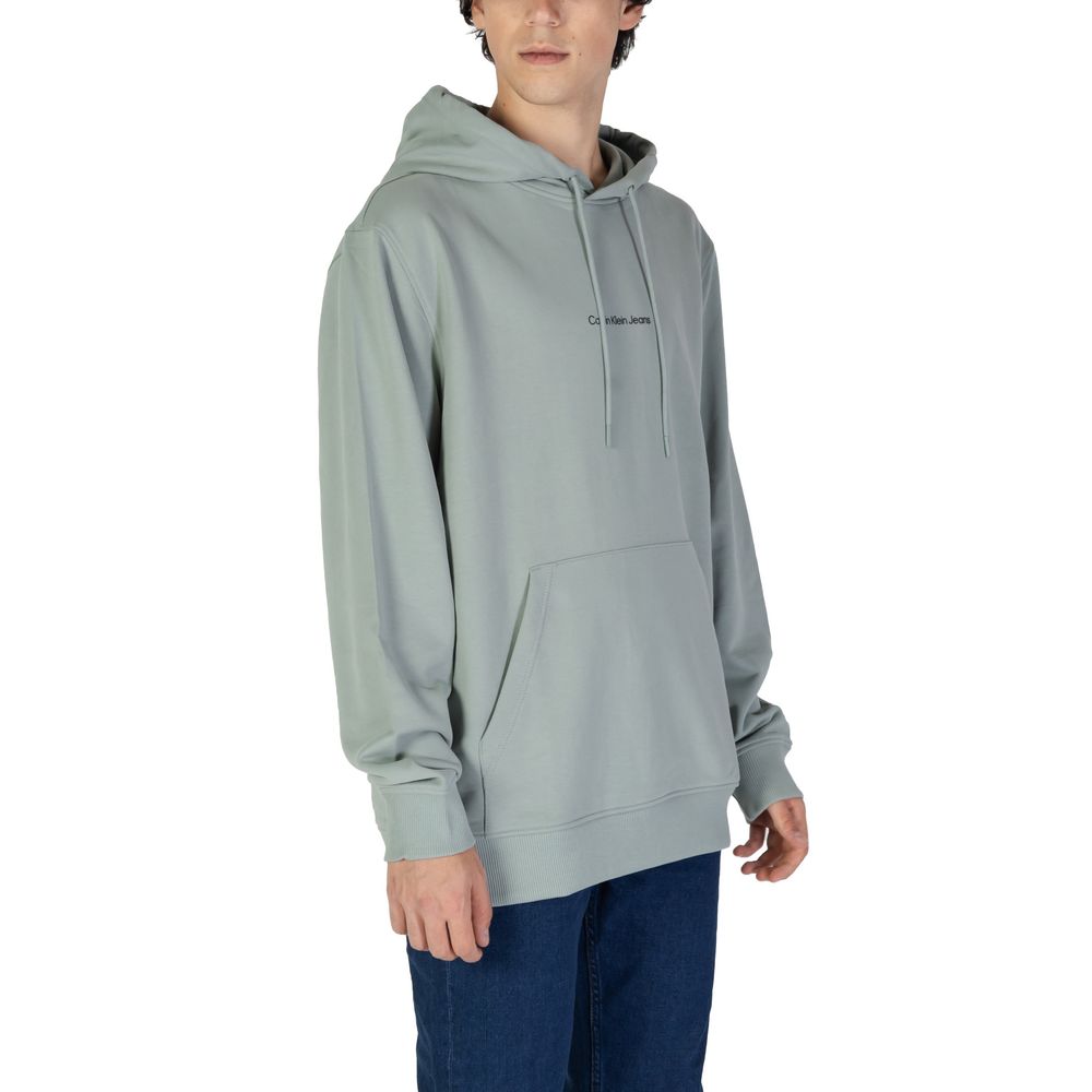 Calvin Klein Jeans Green Cotton Hoody -   -  Calvin Klein Jeans.
