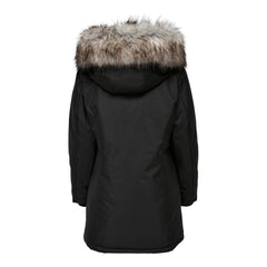 Only Black Polyester Parka -   -  Only.
