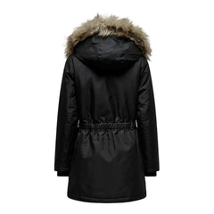 Only Black Polyester Parka -   -  Only.