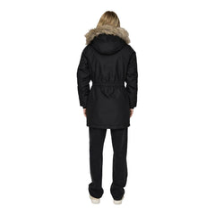 Only Black Polyester Parka -   -  Only.