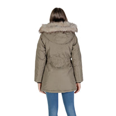 Only Green Polyester Parka -   -  Only.
