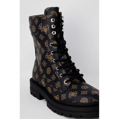 Guess Brown Artificial Leather Boot -   -  Guess.