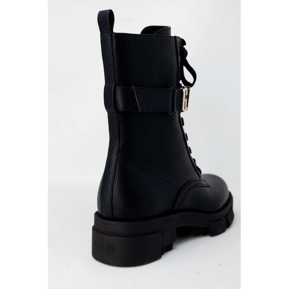 Guess Black Artificial Leather Boot -   -  Guess.