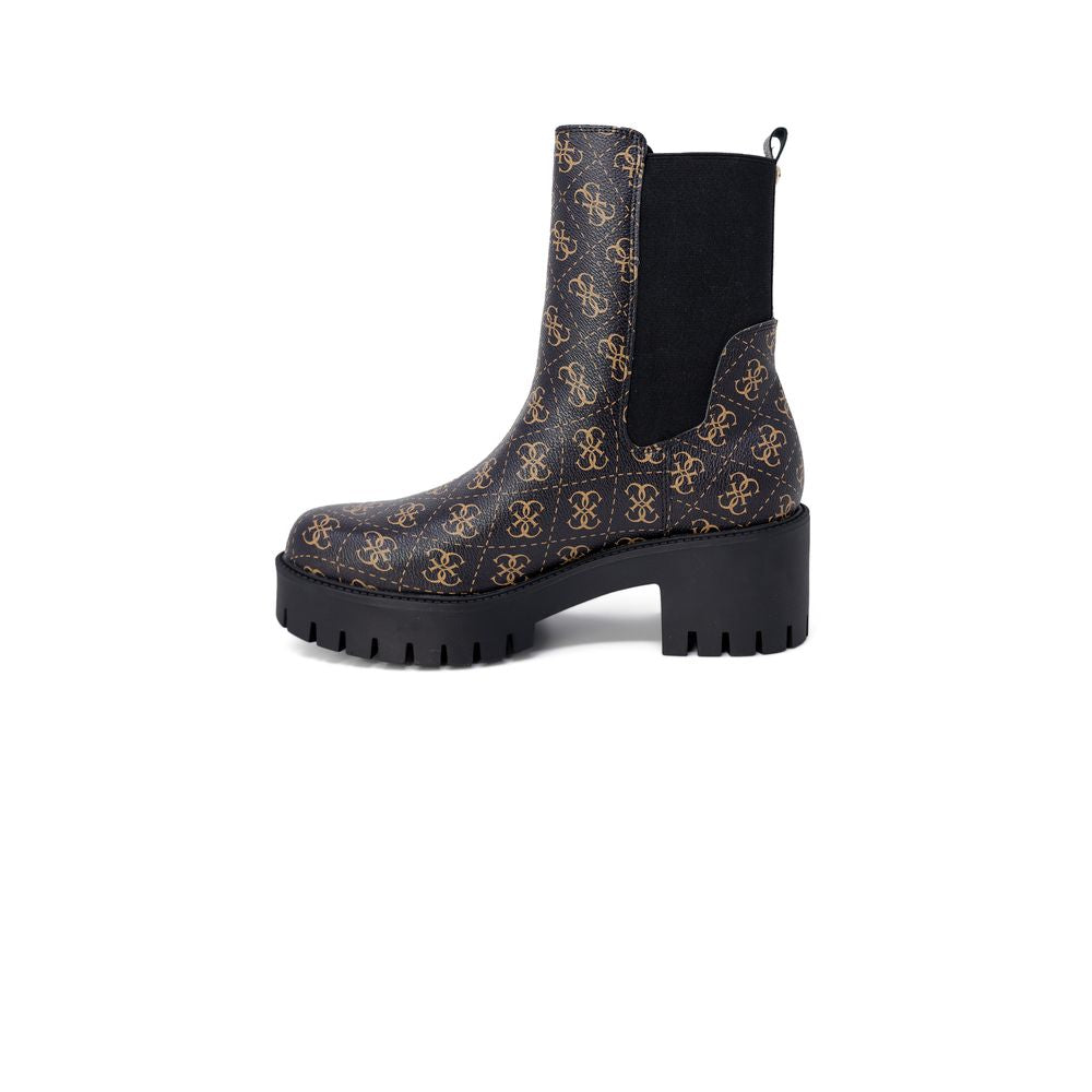 Guess Black Leather Ankle -   -  Guess.