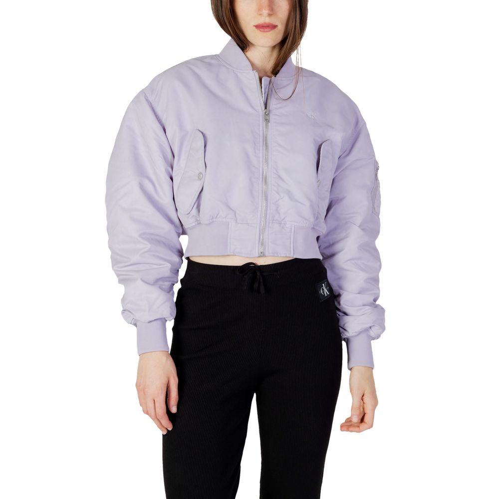 Calvin Klein Jeans Purple Polyamide Jackets & Coat -   -  Calvin Klein Jeans.
