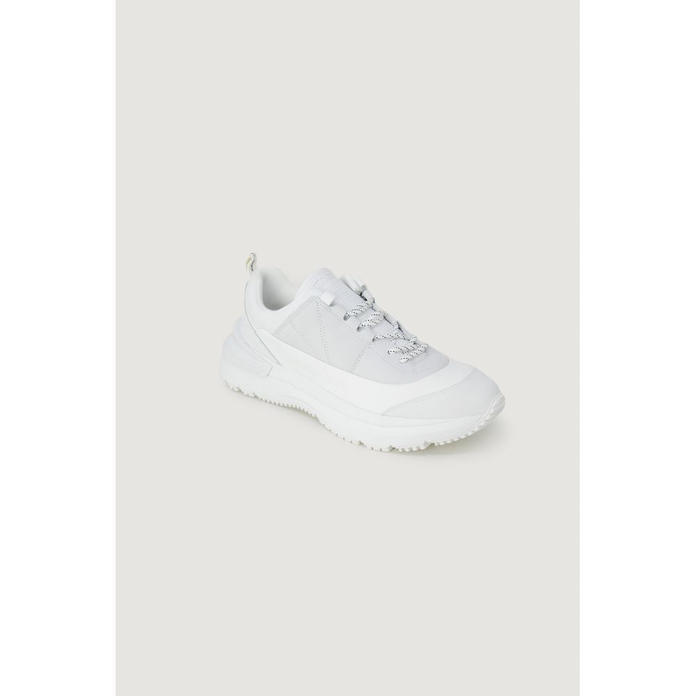 Calvin Klein Jeans White Suede Leather Sneaker -   -  Calvin Klein Jeans.